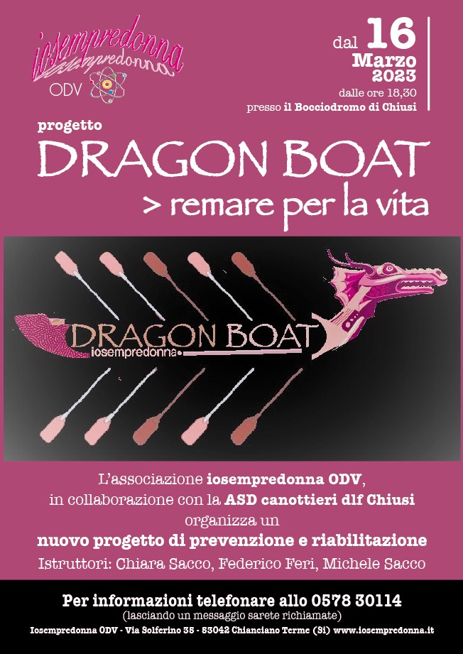 Progetto Dragon Boat Iosempredonna
